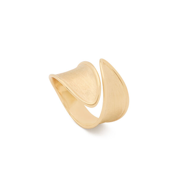 Lunaria Twist Yellow Gold Ring